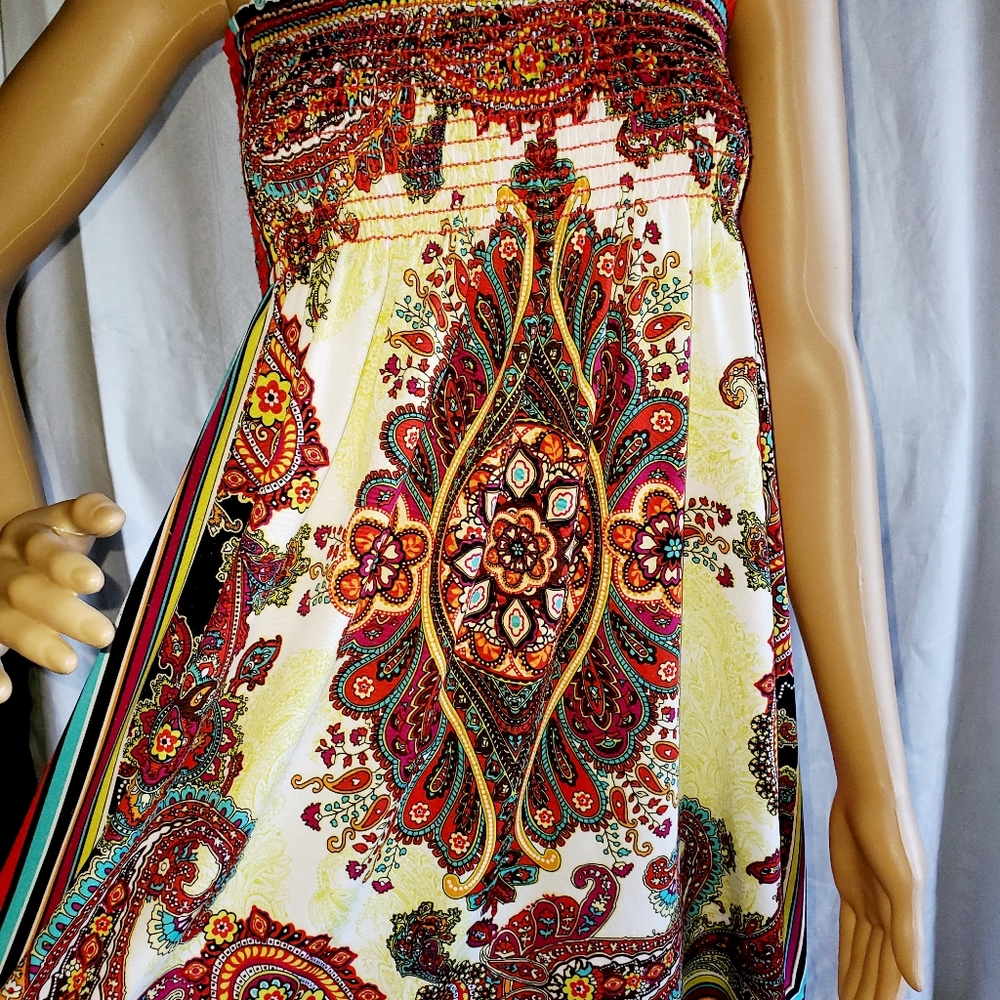Bailey Blue Bare Shoulder Tunic or dress